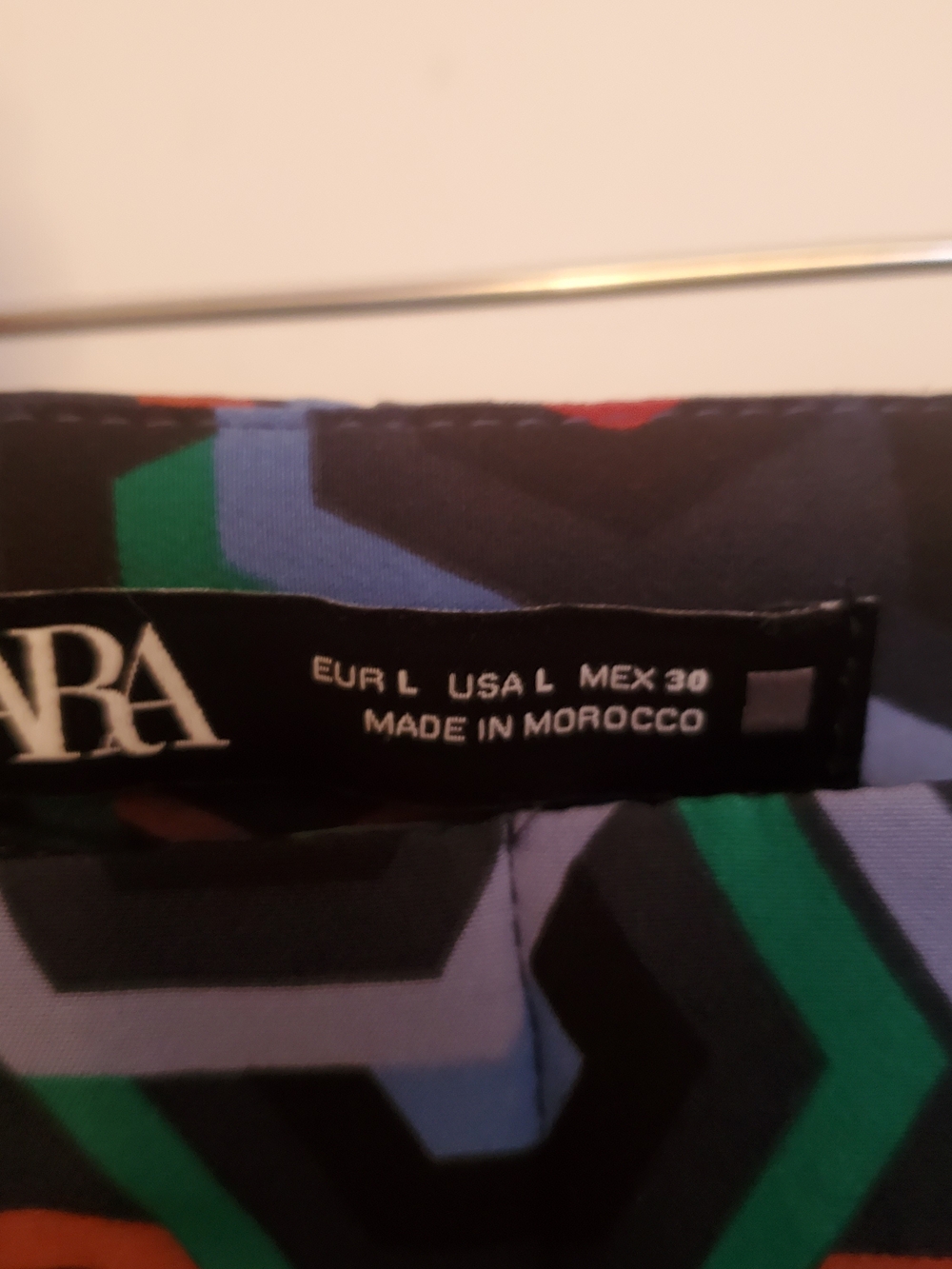 Zara Geometric-Print Pants - Picture 3 of 4